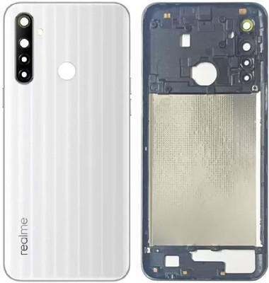 Sandreezz Realme 6i (with Proper Logo) (With Middle Ring & Side Volume Power Buttons) Full Panel(White Milk)