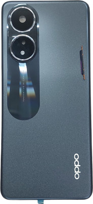 AL BAARI STORE OPPO A58 4G HOUSING WITH ALL MATERIALS ATTACHED Full Panel(Black)