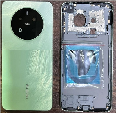 SRaccessories Realme P1 5G (Housing Body) (Side Keys with Middle Body) Full Panel(Peacock Green)