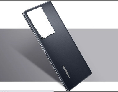 Kraze4blaze Vivo Y78 5G (With Proper Logo) Back Panel(Flare Black)