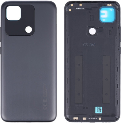 Unique4Ever Redmi 10A ( 220233L2C ) Back Panel(Charcoal Black)