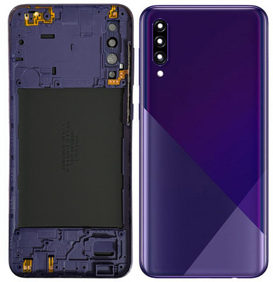 imbi Samsung Galaxy A30s With Network Antenna, Power and Volume Button Camera Glass Full Panel(Purple)
