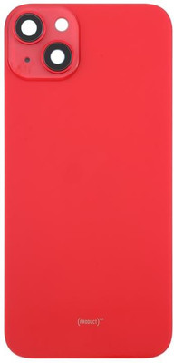 Tag Ezzy Apple Proper Logo Iphone 14 Plus With Camera Lens + MagSafe Magnet Back Panel(Red)