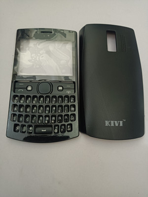 HS Enterprises NOKIA 205 BODY FROUNT & BACK ASHA 205 BODY Front & Back Panel(BLACK)