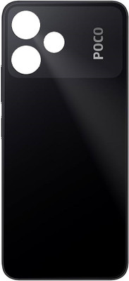 SRaccessories POCO M6 Pro Back Panel(Power Black)