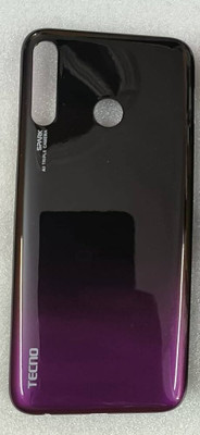 SRaccessories Tecno Spark 4 Back Panel(Royal Purple)