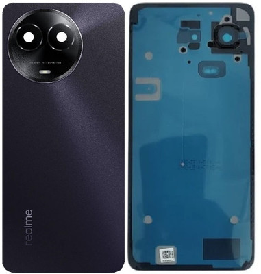 Sandreezz Realme C67 (5G) (Best Quality) (with Camera Lens Ring) (with Proper Logo) Back Panel(Dark Purple)