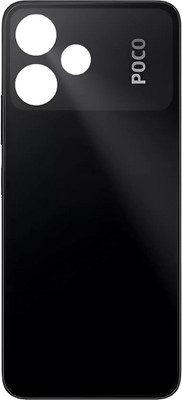 Shkiyo Redmi Poco M6 Pro Back Panel(Black)
