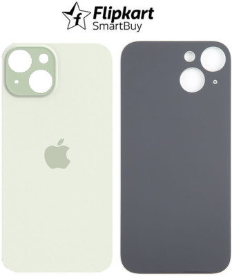 Flipkart SmartBuy Apple iPhone 15 Premium Quality (Glass) Back Panel(Green)