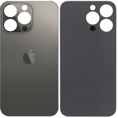 KezeMize Apple iPhone 13 Pro (Best Quality)(With Proper Logo)(Glass) Back Panel(Grey)