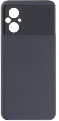 Purplesavvy POCO M5 (With Proper Logo) Back Panel(Black)