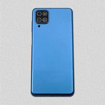 Docile Samsung Galaxy A12 Back Panel(Blue)