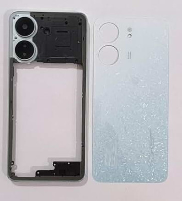 SPAREASP Xiaomi Redmi 13C 4G Full Body With Middle Ring Blue Back Panel(Blue)
