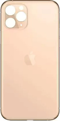 SRaccessories Apple iPhone 11 pro (Glass) Back Panel(Gold)
