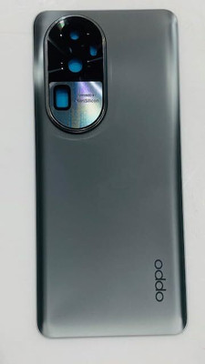 AceKing Oppo Reno 10 Pro Plus 5G Back Panel Battery Cover Back Glass Panel Compatible Back Panel(BLACK)
