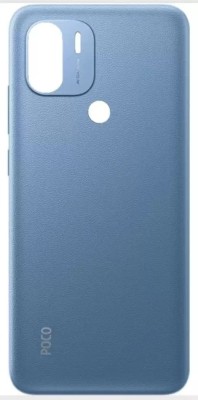 Shkiyo Redmi Poco C51 With Proper Logo Back Panel(Blue)