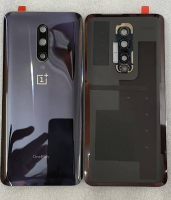 SPAREASP OnePlus 7 Pro Mirror Grey With Camera Lens Back Panel(Grey)