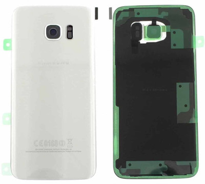 SPAREWARE Samsung Samsung Galaxy S7 -White (WITH CAMERA LENS) Back Panel(White)