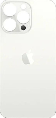 SRaccessories Apple IPhone 13 Pro (Glass) Back Panel(Silver)