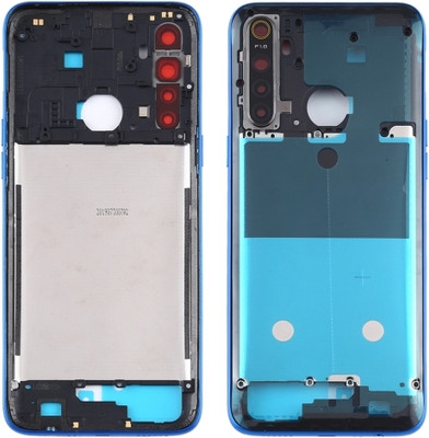 Sandreezz Realme 5 Middle Side Ring With side Keys Front Panel(Blue)