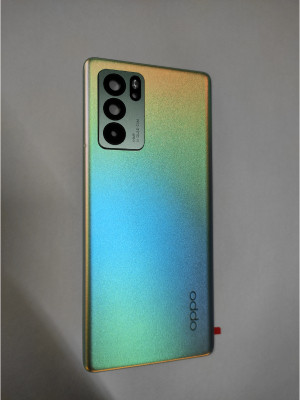 TrofT Oppo Oppo Reno 6 Pro(Glass) With Camera Lens Back Panel(Aurora)