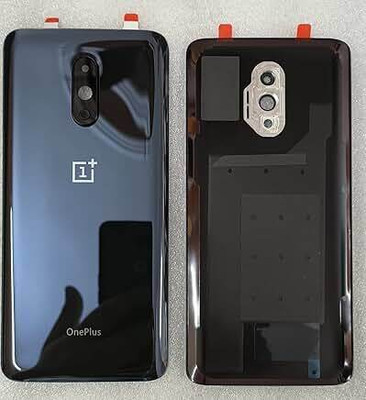 SPAREASP OnePlus Oneplus 7 Black With Camera Fitting Lens Back Panel(Black)
