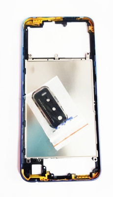 Kraze4blaze Vivo Y20 ( Middle Ring ) With Camera lens and Side keys Front Panel(Purist Blue)