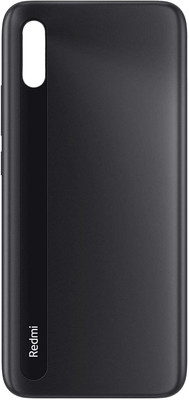 FixHub REDMI 9A BACK COVER WITH SIDE KEY BUTTON COMPATIBLE Back Panel(BLACK)
