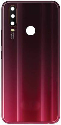 imbi Vivo Y12 With Side Frame, Power And Volume Button Camera Glass Full Panel(Red)