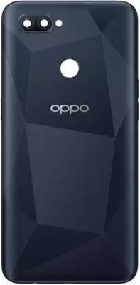Sandreezz Oppo A12 (with Proper Logo) Back Panel(Black)