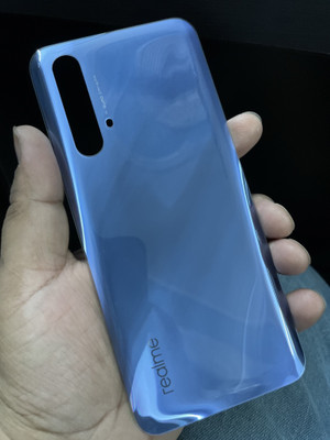 MAXOUT realme X3 (Blue) Glass Best Premium Quality Back Panel(Blue)