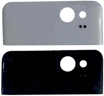KezeMize Google Pixel 2 (Best Quality)(With Proper Logo)(Back Battery Upper Rear Door Glass) Back Panel(White)