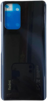 KezeMize Xiaomi Redmi Note 10 Pro (Glass) (with Proper Logo) Back Panel(Black)