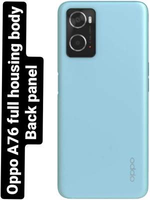 SeriousShoppers Oppo A76 Back Panel(Oppo, Sky blue)