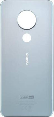 Sandreezz Nokia 7.2 (Glass) (With Logo Cover Tape) Back Panel(Silver)
