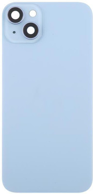 Tag Ezzy Apple Proper Logo Iphone 14 Plus With Camera Lens + MagSafe Magnet Back Panel(Blue)