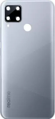 SRaccessories Realme C15 Back Panel(Grey)