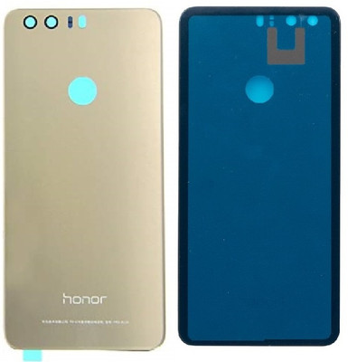 Kraze4blaze Honor 8 (Best Quality)(With Proper Logo)(Glass) Back Panel(Gold)