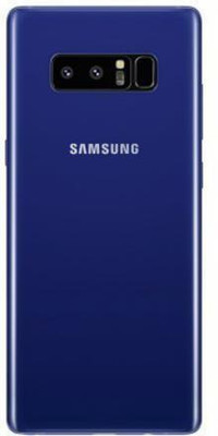 SRaccessories SAMSUNG NOTE 8 with camera lanes [glass] Back Panel(BLUE)