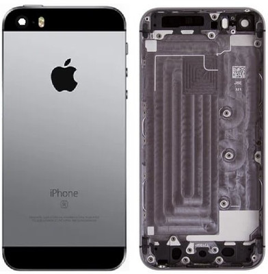 Kraze4blaze Apple iPhone 5 SE (Best Quality)(With Proper Logo) Back Panel(Black)