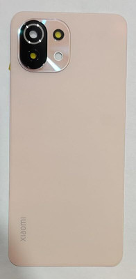 Kraze4blaze Xiaomi Mi 11 Lite (Best Quality)(With Camera Lens)(With Proper Logo) Back Panel(Pink)