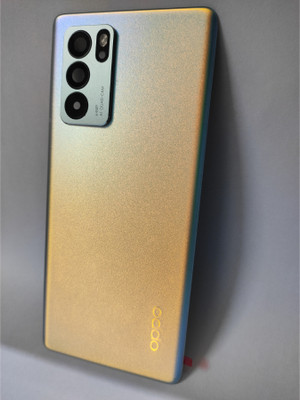 BrewingQ Oppo Oppo Reno 6 Pro(Glass)With Camera Lens Back Panel(Aurora)