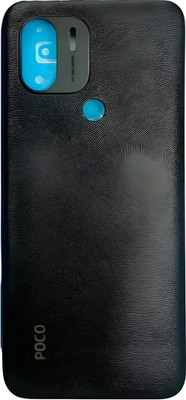 Shkiyo Redmi Poco C51 With Proper Logo Back Panel(Black)