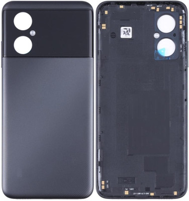 Kraze4blaze Xiaomi Poco M4 5G (With Proper Logo) Back Panel(Power Black)