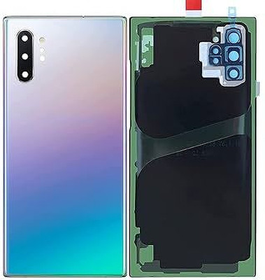 SPAREWARE Samsung Samsung Galaxy Note 10 Plus -Silver (WITH CAMERA LENS) Back Panel(Silver)