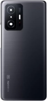 Shkiyo Redmi 11T Pro With Camera Lens And With Proper Logo Back Panel(Black)