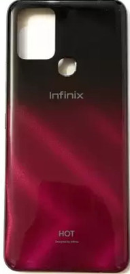 SRaccessories Infinix Hot 10 (X682B) Back Panel(Red)