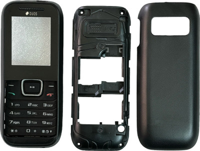 imbi Samsung E1232 (1232) Front Back and Middle Body With Keypad Full Panel(Black)
