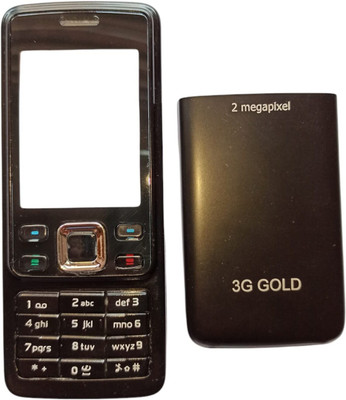 imbi Nokia 6300 (Old Model) Front Back Body With Keypad Front & Back Panel(Black)