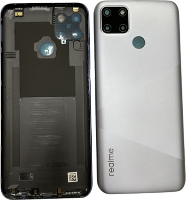 Unique4Ever Realme C12 Back Panel(Silver)